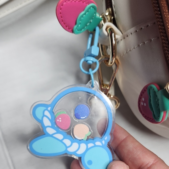 Pwoffy Strawberry Fruit Cow Crossbody/backpack - Picture 3 of 9